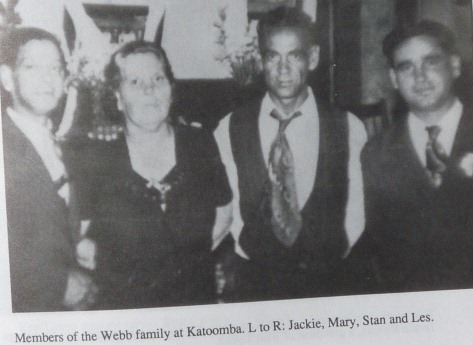 Jackie, Mary, Stan and Les from the Webb family